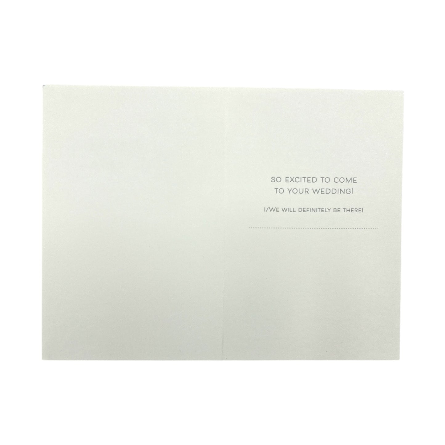 Gibson Wedding Acceptance Card