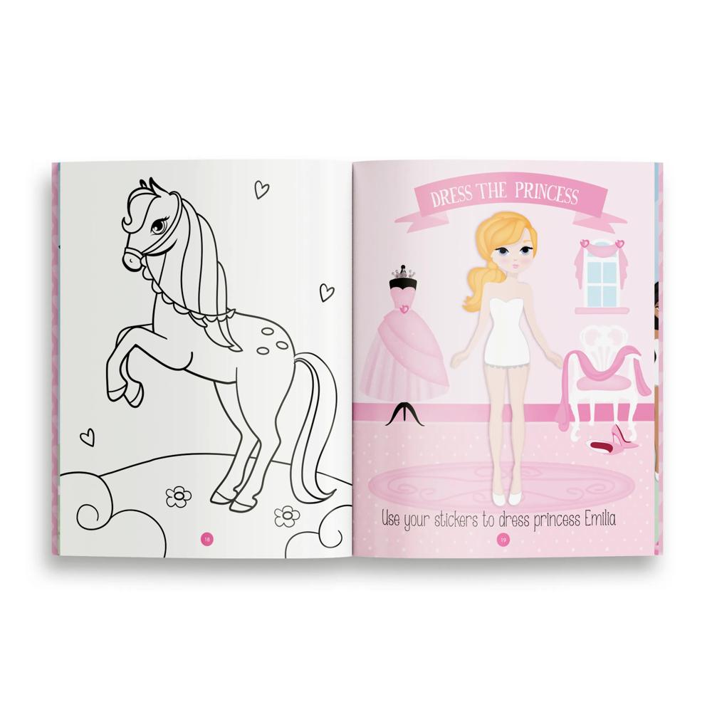 24 Pages Princess Activity Book with Stickers