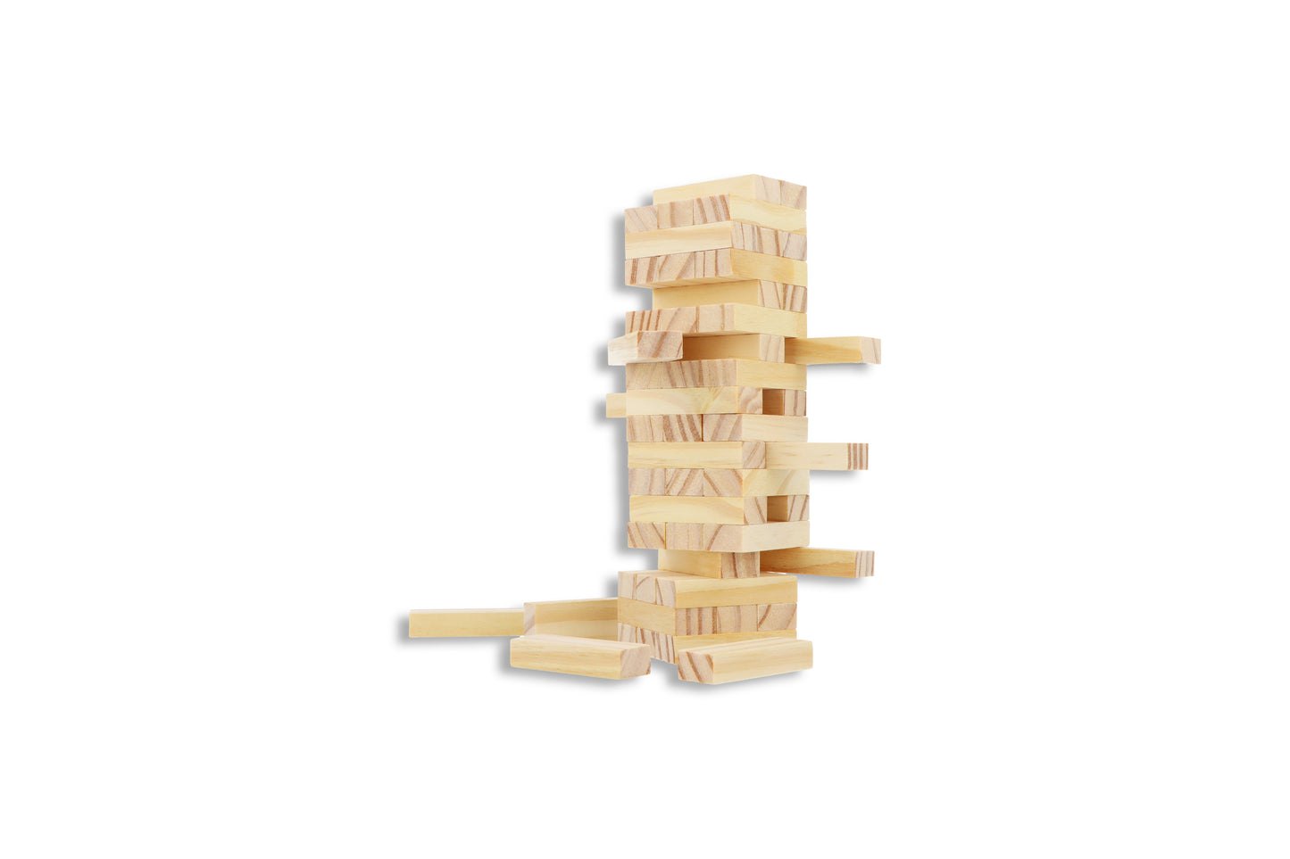 Wooden Stacking 54 Block Pieces Game