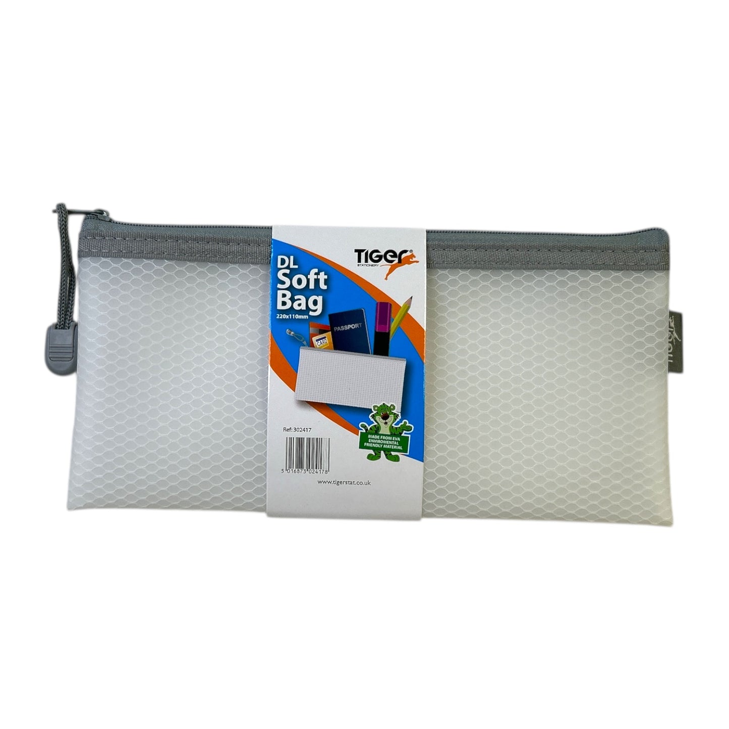 Pack of 6 Soft White DL Size Pencil Cases