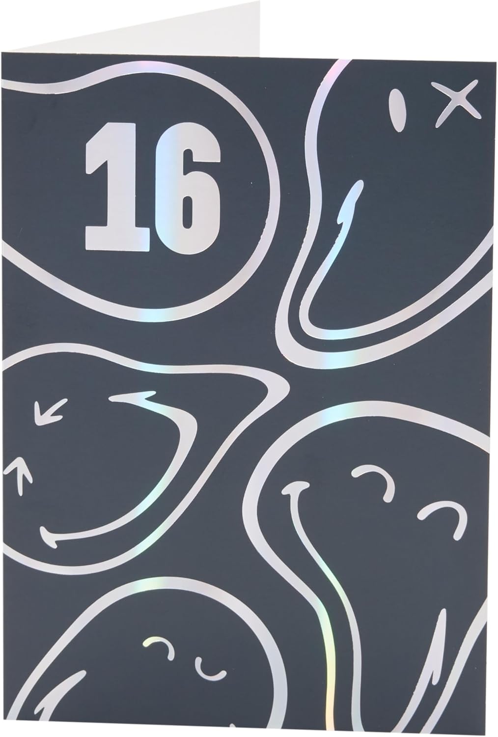 Smiley Face Design 16th Birthday Card