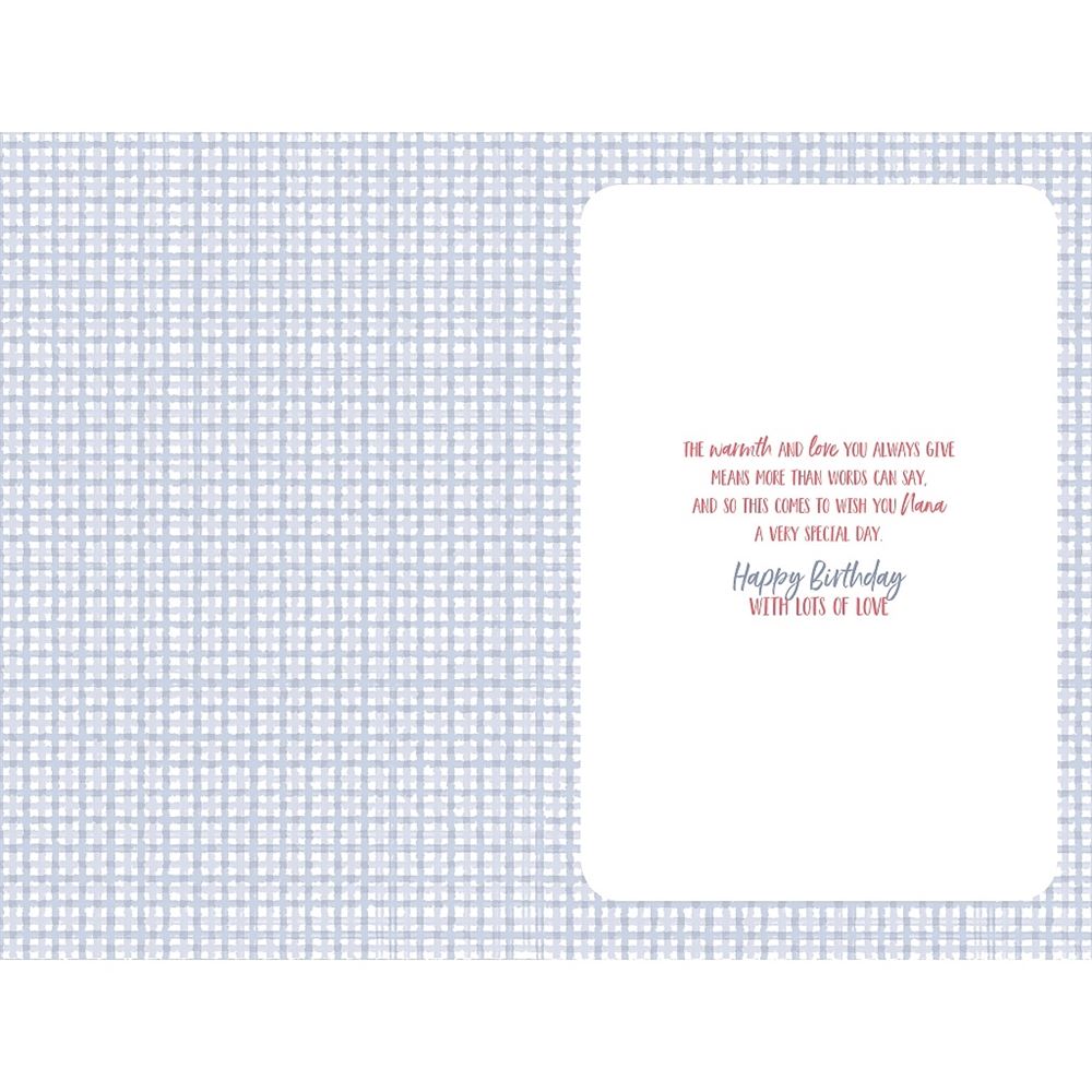 Sewing and Crafting Theme Nana Birthday Wishes Card