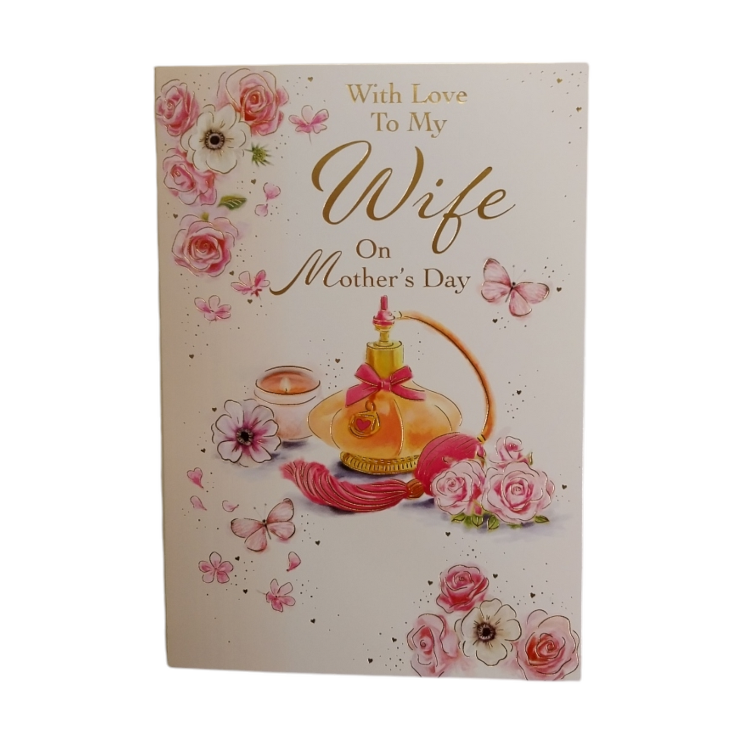 To My Wife Pretty Perfume Design Mother's Day Card