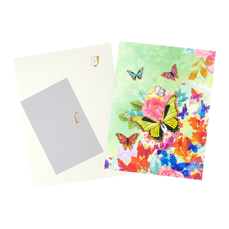 Bright Wings Butterfly 3D Pop Up Greeting Card