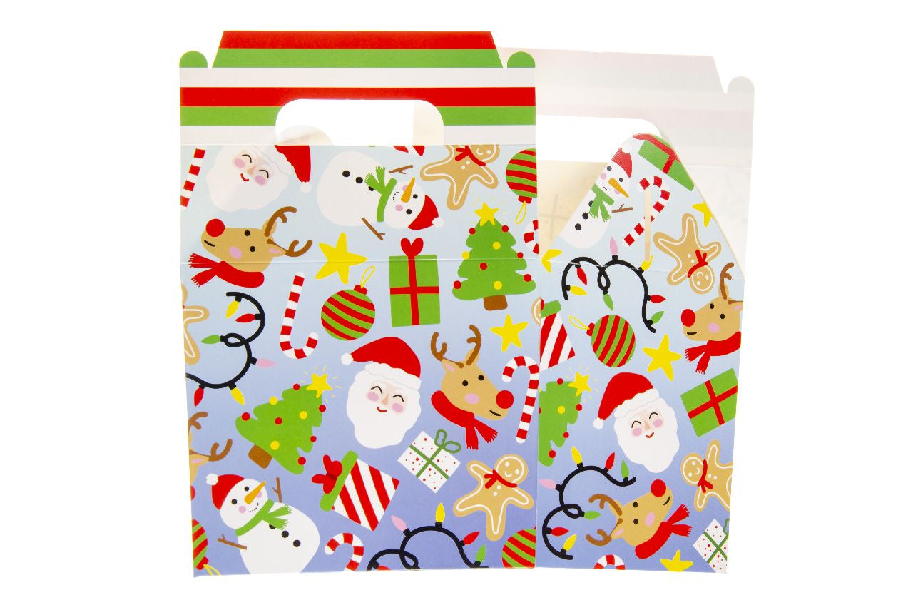 Pack of 12 Christmas Food Boxes 14 x 10 x 12cm