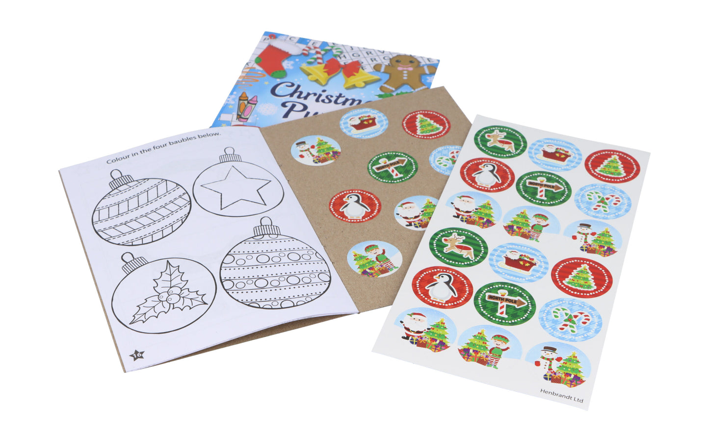 Pack of 180 Christmas Stickers