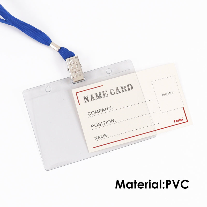 50 Sets of Name Badges with Yellow Lanyards