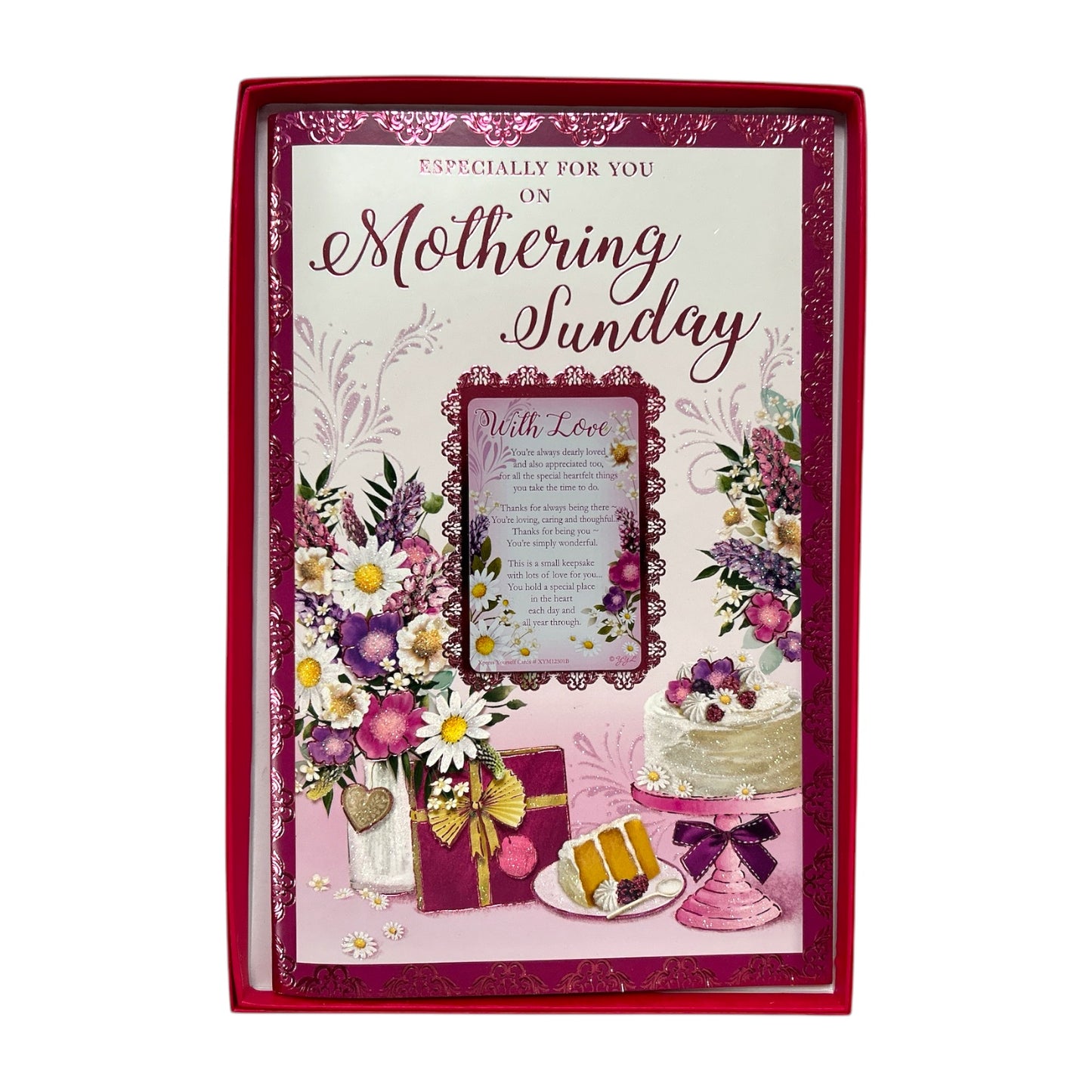 Mothering Sunday Floral Design Keepsake Mother's Day Boxed Card