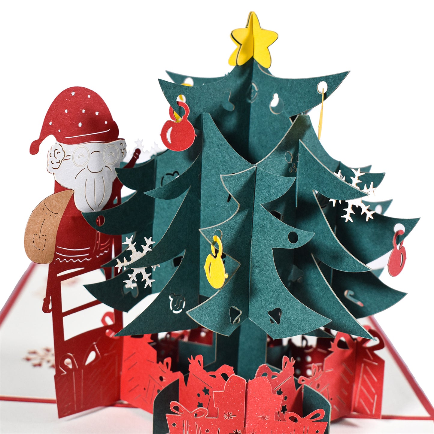 Santa’s Ornament Moment Festive 3D Pop Up Christmas Card