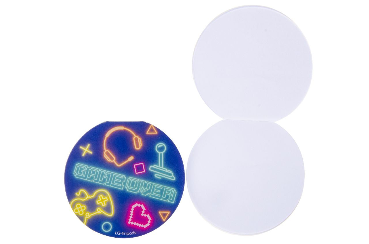 Single Round Gamer Design Notebook 8cm