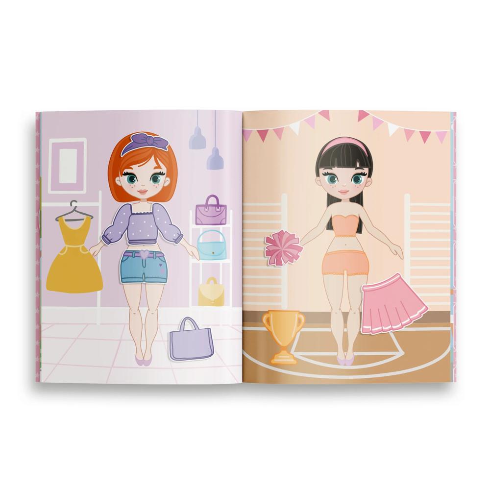 Fashion Designer Girls Stickers Book