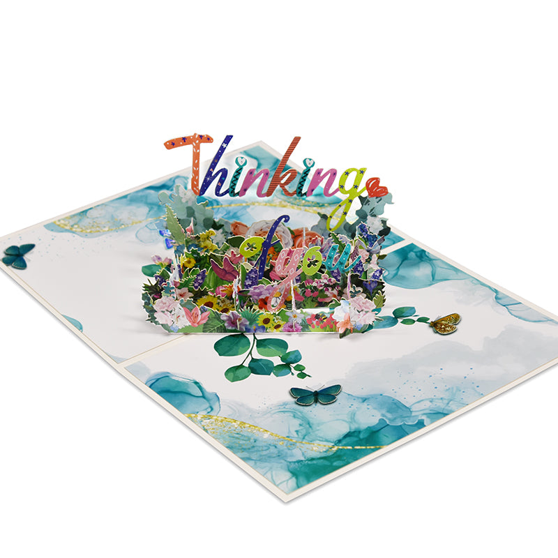 Thinking of You 3D Pop Up Greeting Card