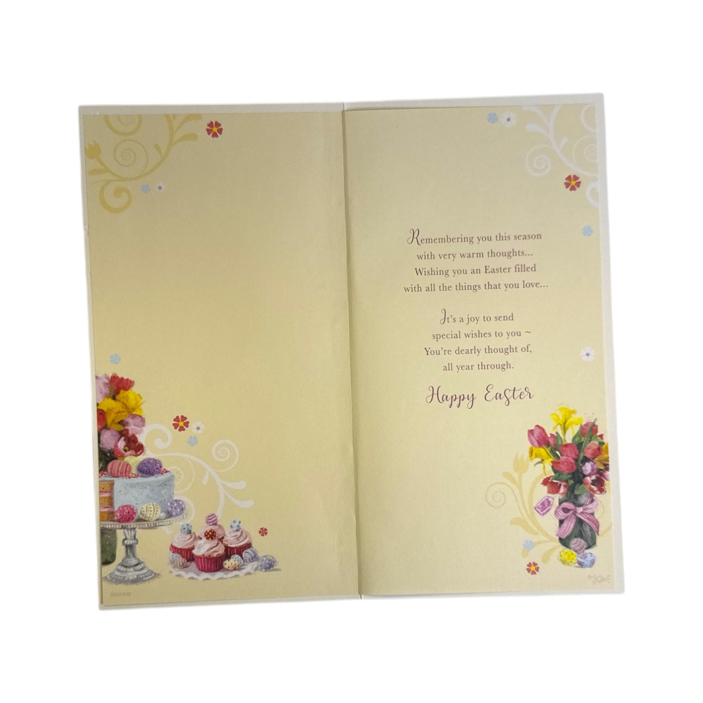 To All The Family Cupcakes and Eggs Design Easter Card