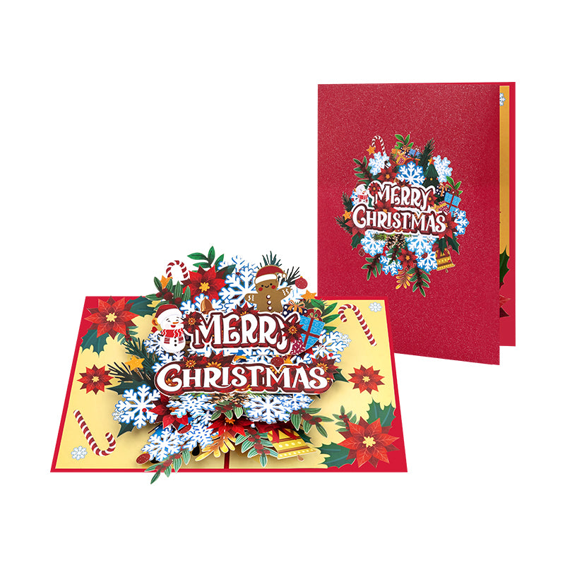 Season’s Sparkle 3D Christmas Pop Up Card