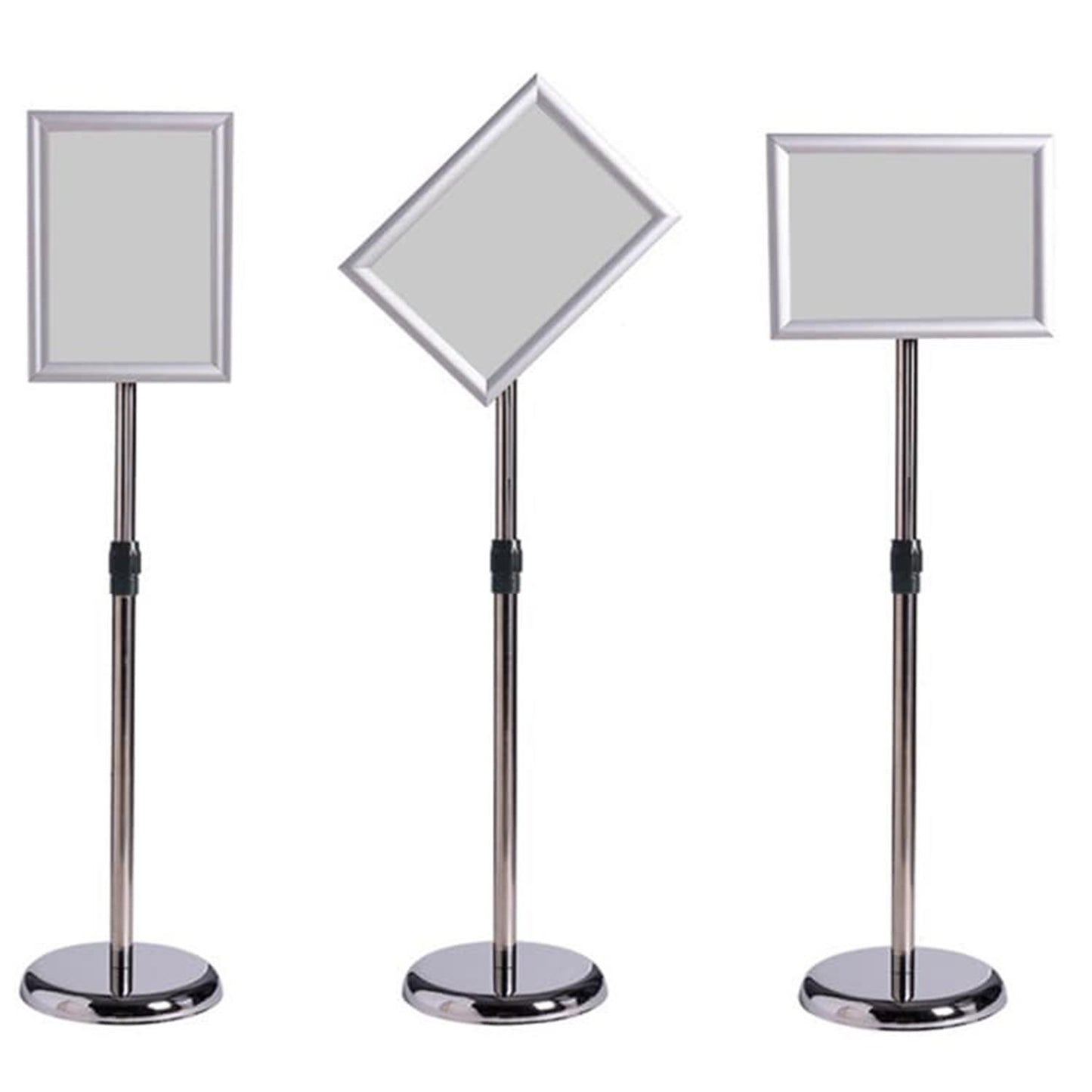 A4 Mobile Aluminum Alloy Poster Stand – Adjustable Height Display