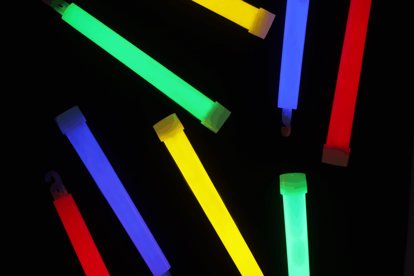 Single Glow Sticks (15cm) with Lanyards