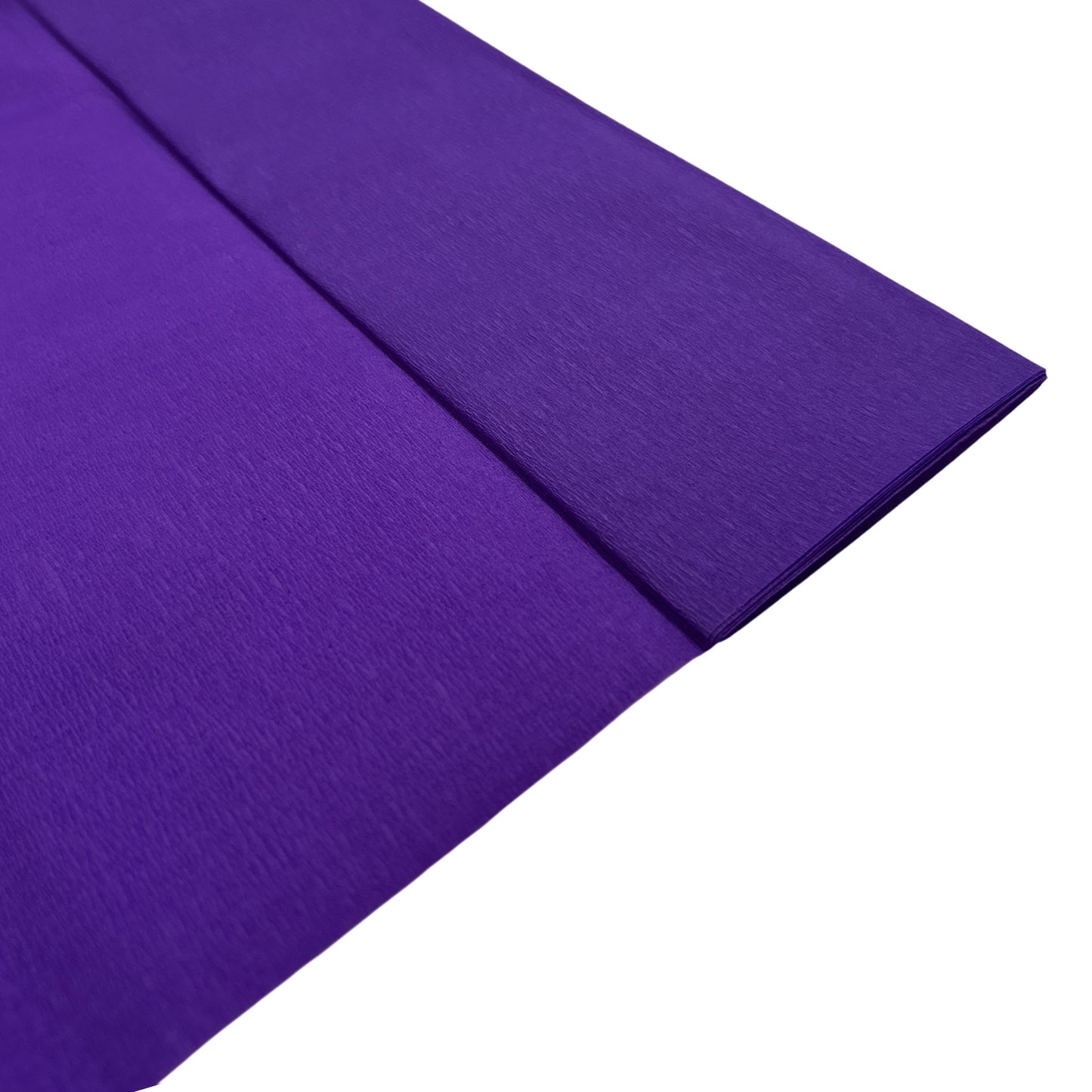 Pack of 5 Purple Crepe Paper Sheets 50cm x 2m 17GSM 35% Stretch Craft Paper