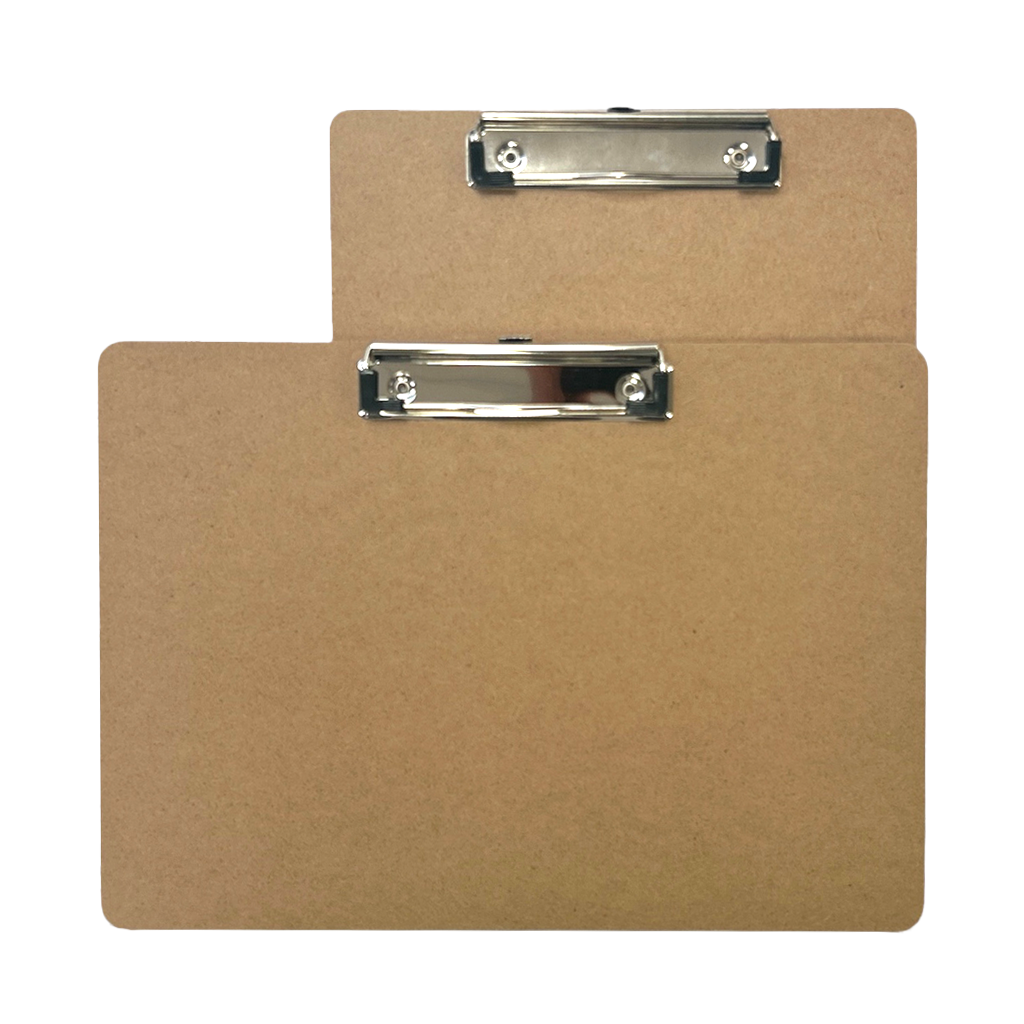 Pack of 12 A4 Wooden Clipboards – Portrait & Landscape Orientation