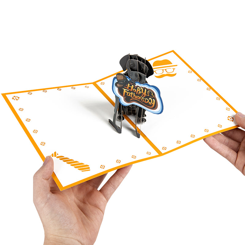 Paws for Dad 3D Pop Up Father’s Day Card