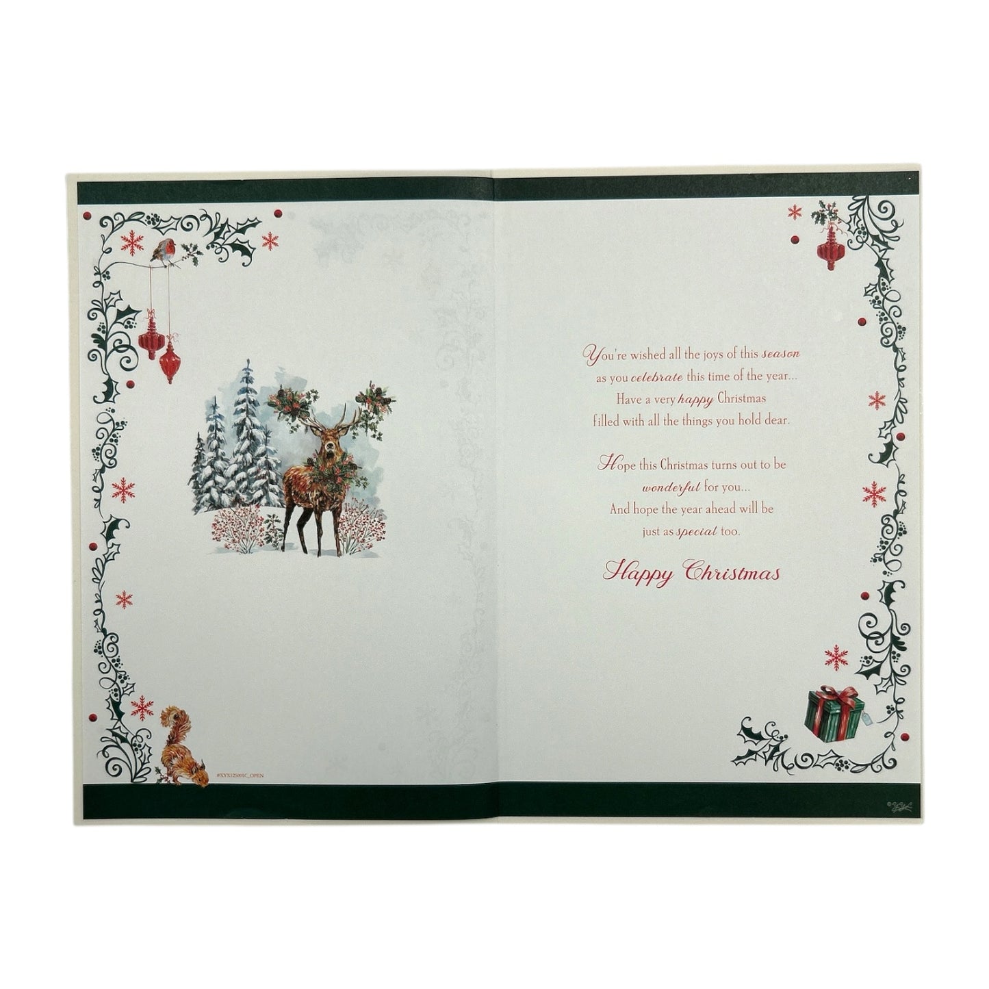 Winter Wonderland Wishes Design To a Special Son Christmas Card
