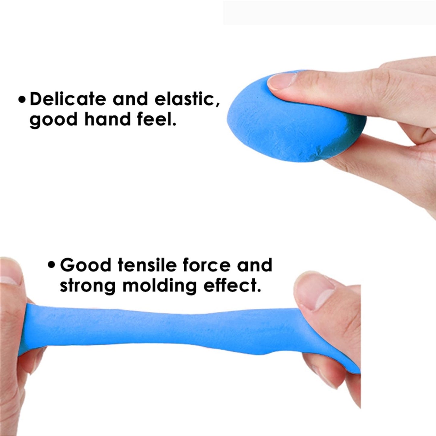 Pack of 9 Non-toxic Air Dry Polymer Plasticine Modelling Clay