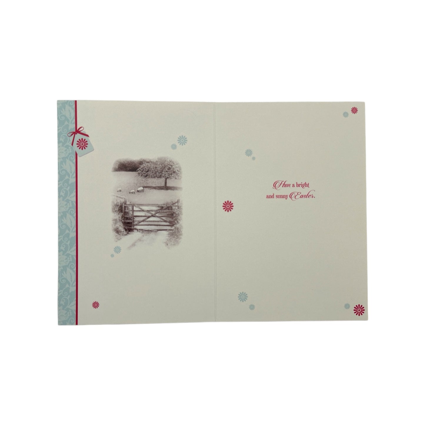 To All Of You Wonderful Time Pink Tulips Design Easter Card