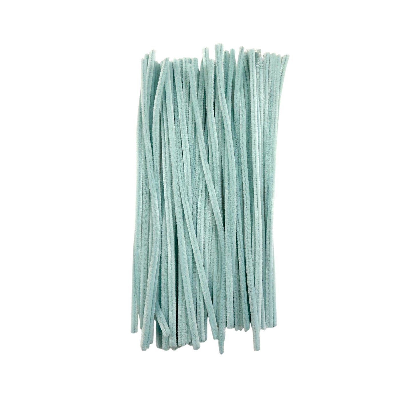 Pack of 50 Pastel Blue Coloured Pipe Cleaners 30cm x 6mm Craft Chenille Stems