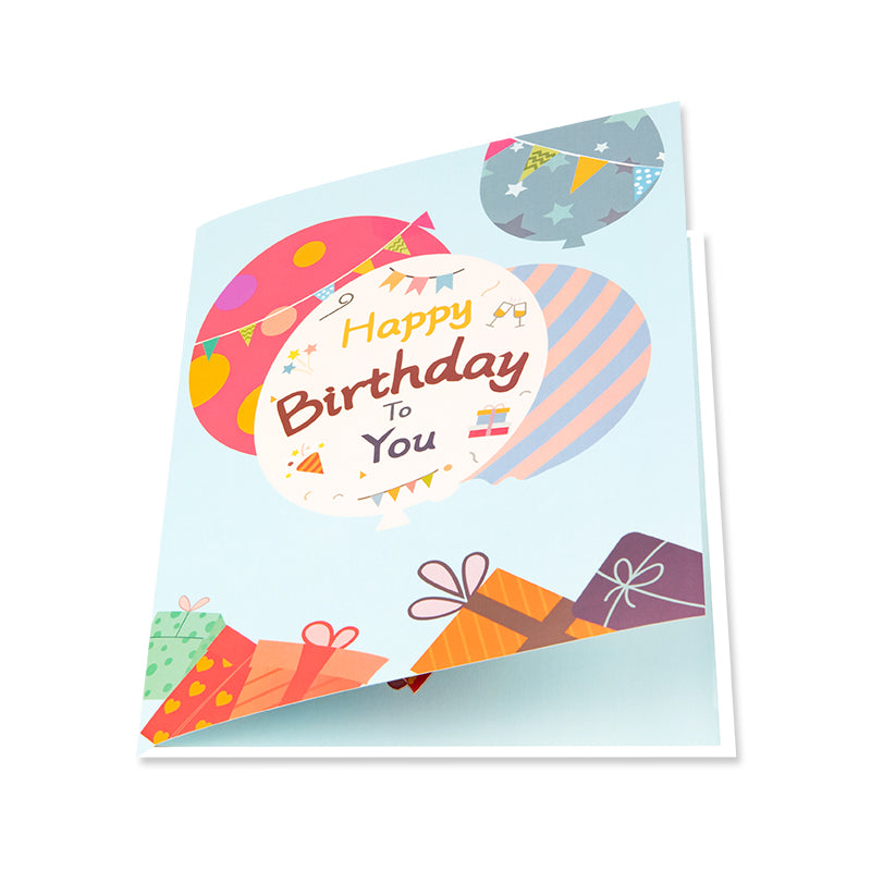 Balloon Bliss Sprinkle Joy 3D Pop Up Birthday Card