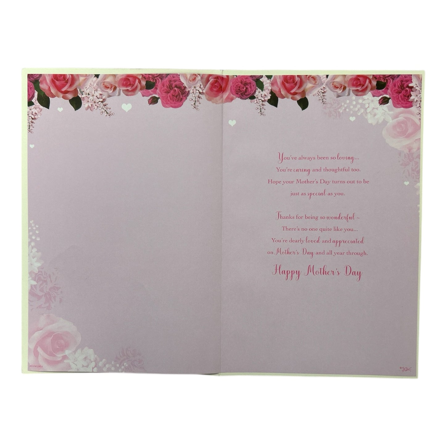 To Dear Grandma Beautiful Roses Design Pink Mother's Day Boxed Card