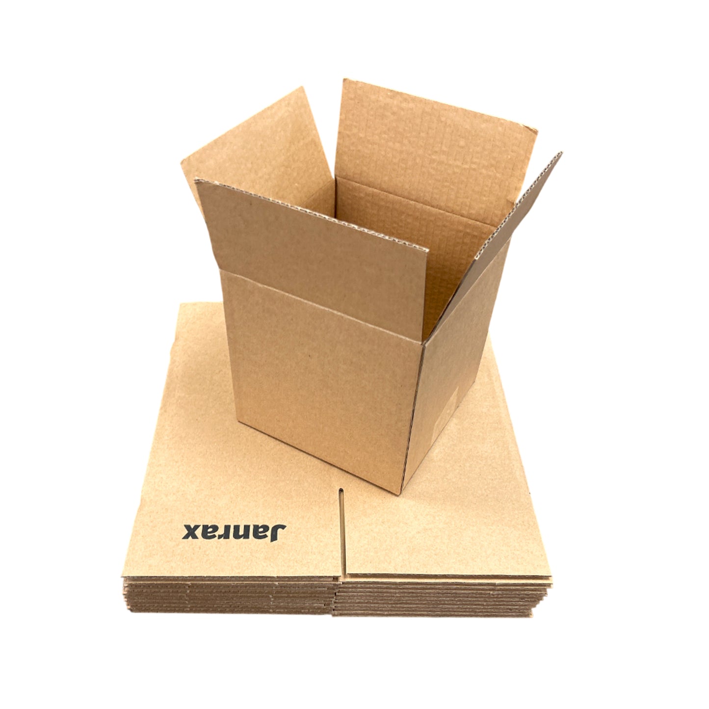 Pack of 10 Cardboard Packing Boxes 16x16x16cm — 3mm Corrugated Flute