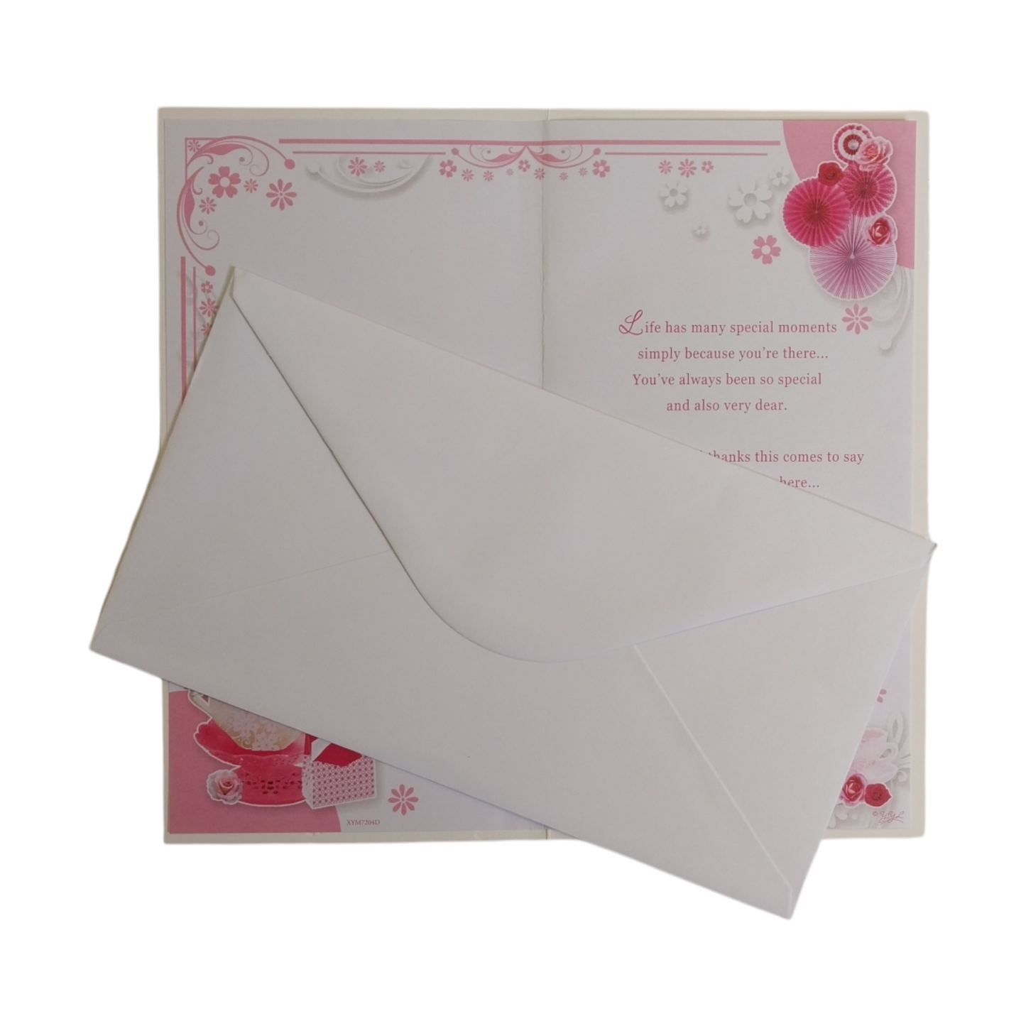 Mothering Sunday Floral Tea Pot Sentimental Design Mother's Day Card