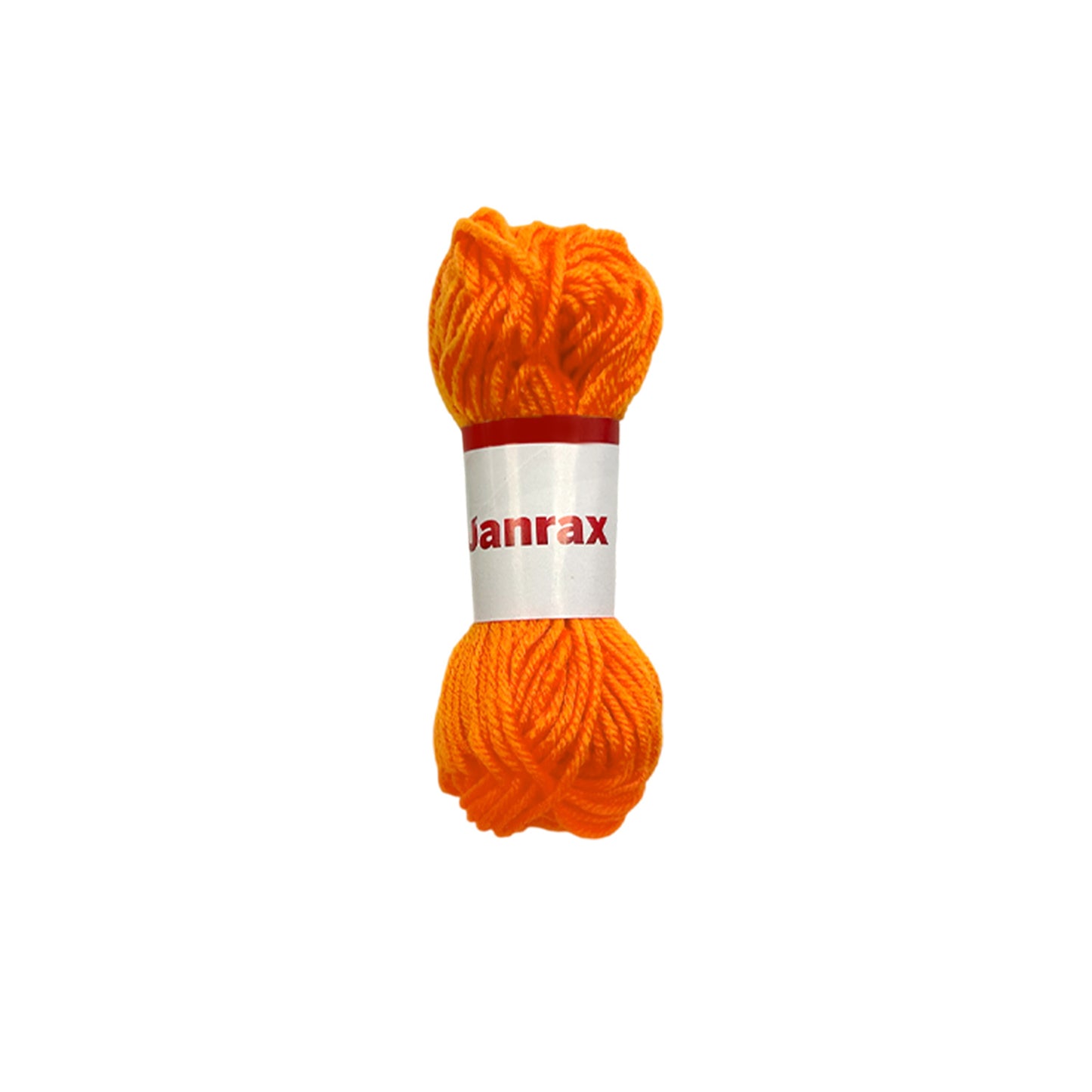 Orange Acrylic Yarn Roll – 10g, 4 Strand 8 Ply Knitting Wool