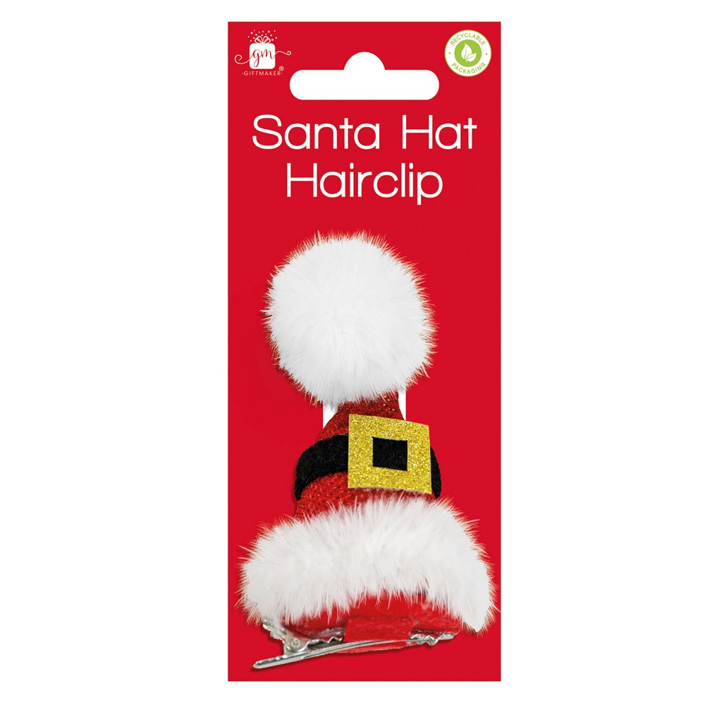 Santa Hat Christmas Hairclip