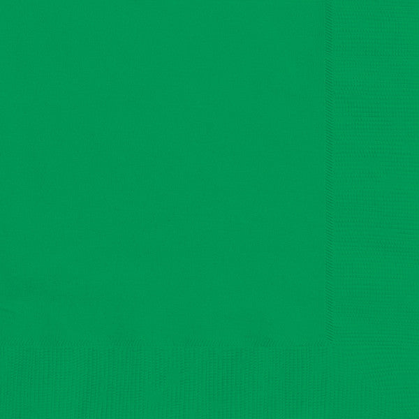 Pack of 20 Emerald Green Solid Luncheon Napkins