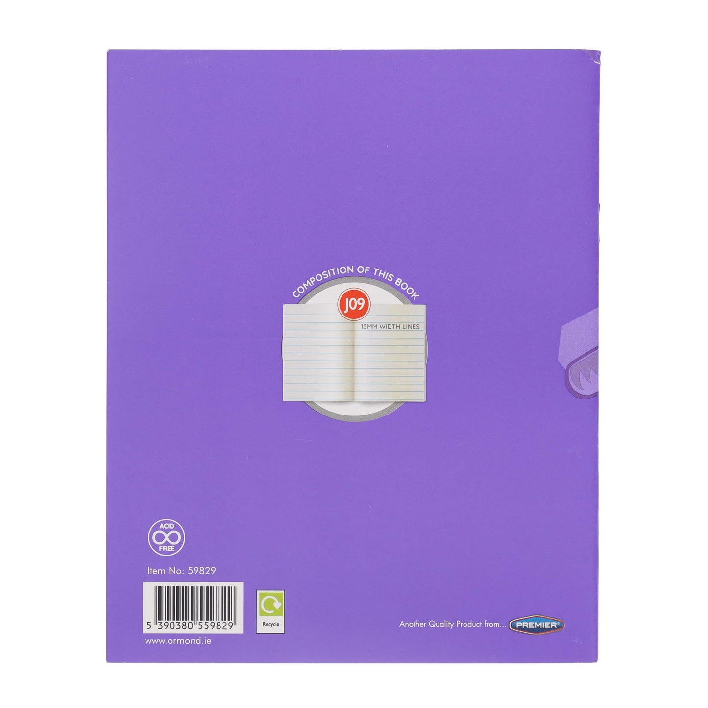 40 Pages J09 Junior Learn to Write Copy Book by Ormond