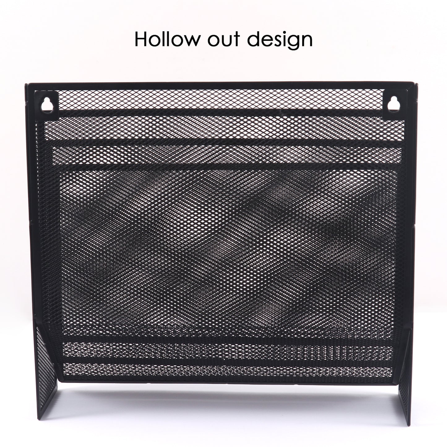 Wire Mesh Magazine Holder with Hanging Holes
