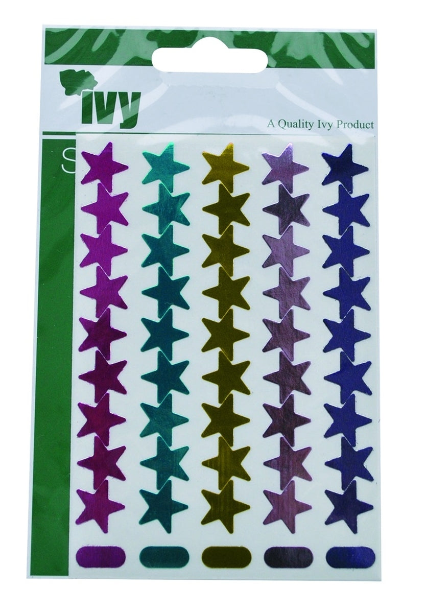 90 Assorted Self-Adhesive Star Stickers 232772