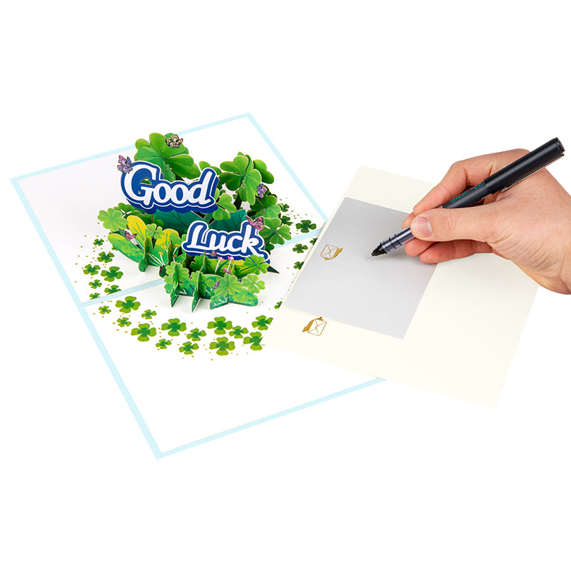 Petals of Positivity 3D Pop Up Good Luck Card