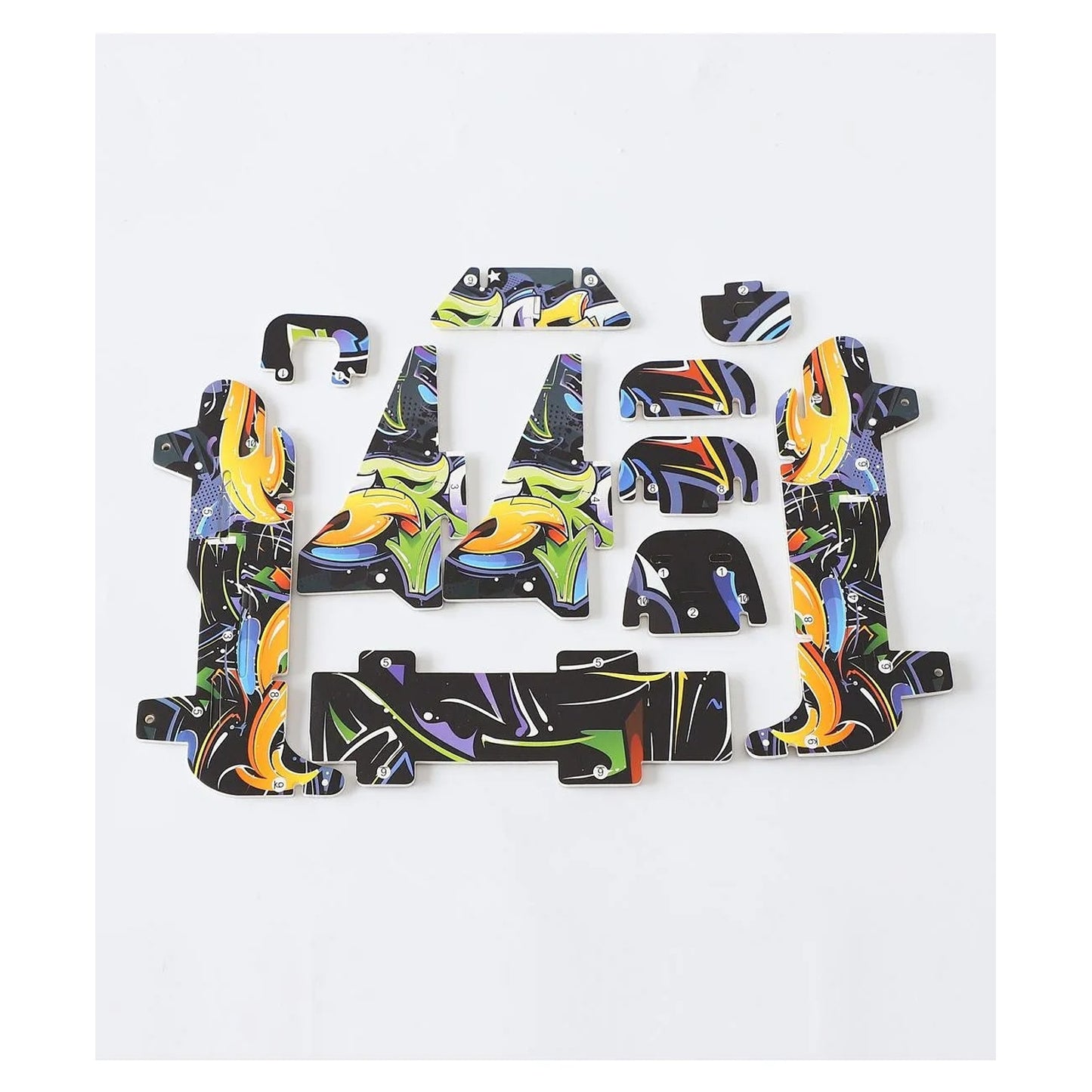 Aerodynamic Aircraft DIY Mechanical Model Stem Toy with Instruction Book