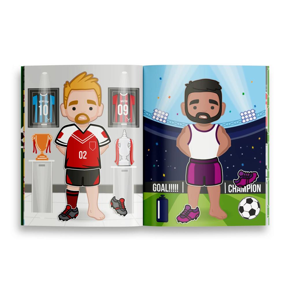 Footballer Kit Creator Stickers Book