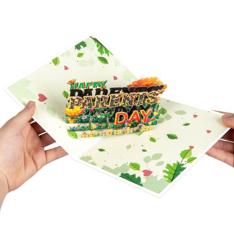 Bloom & Gratitude 3D Pop Up Parents Day Card