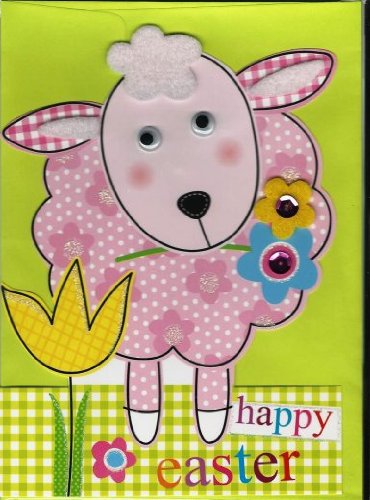Happy Easter' Handmade Cute Ship Easter Card
