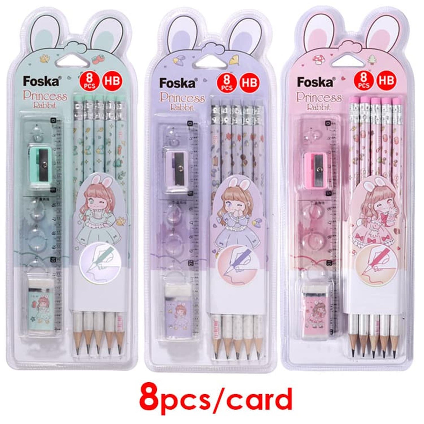 Princess Rabbit Stationery Set