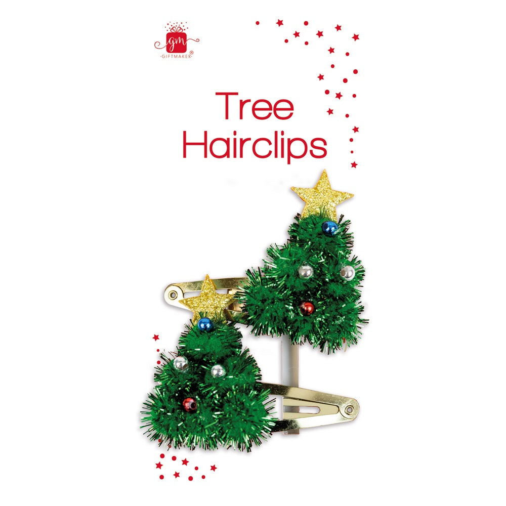 Christmas Tree Hairclips