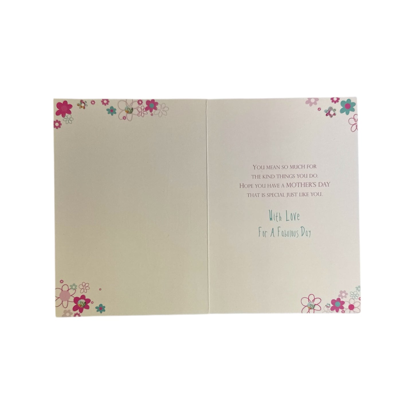 Especially For You Daisy Flowers Design Mother's Day Card