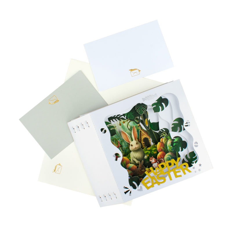 Springtime Wonders Celebration 3D Pop Up Easter Card