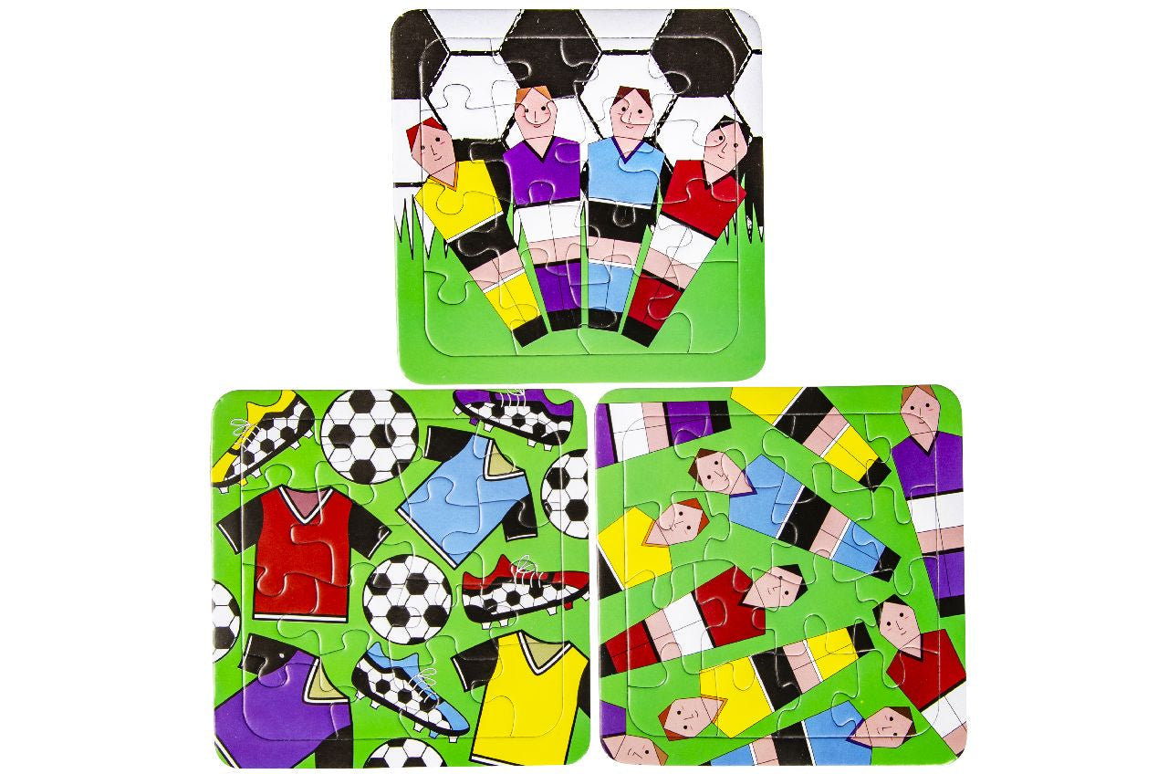 Pack of 12 Football Mini Puzzle Games
