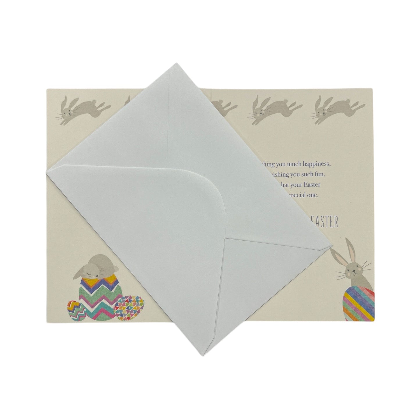 For Son Multicoloured Eggs Pattern Design Easter Card