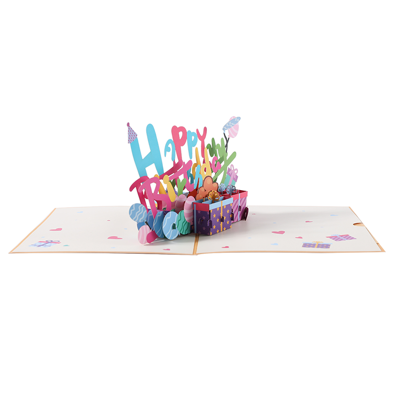 Milestone Magic Balloon Bliss Personalize 3D Pop Up Birthday Card