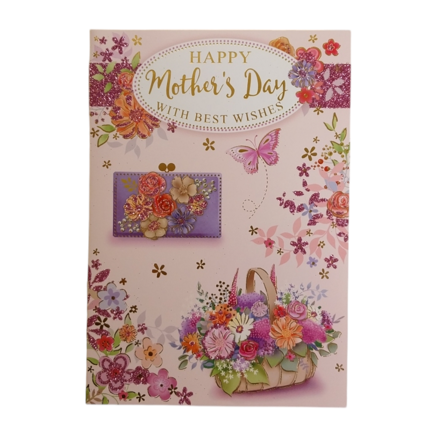 Beautiful Pastel Flowers Wallet Design Mother's Day Card